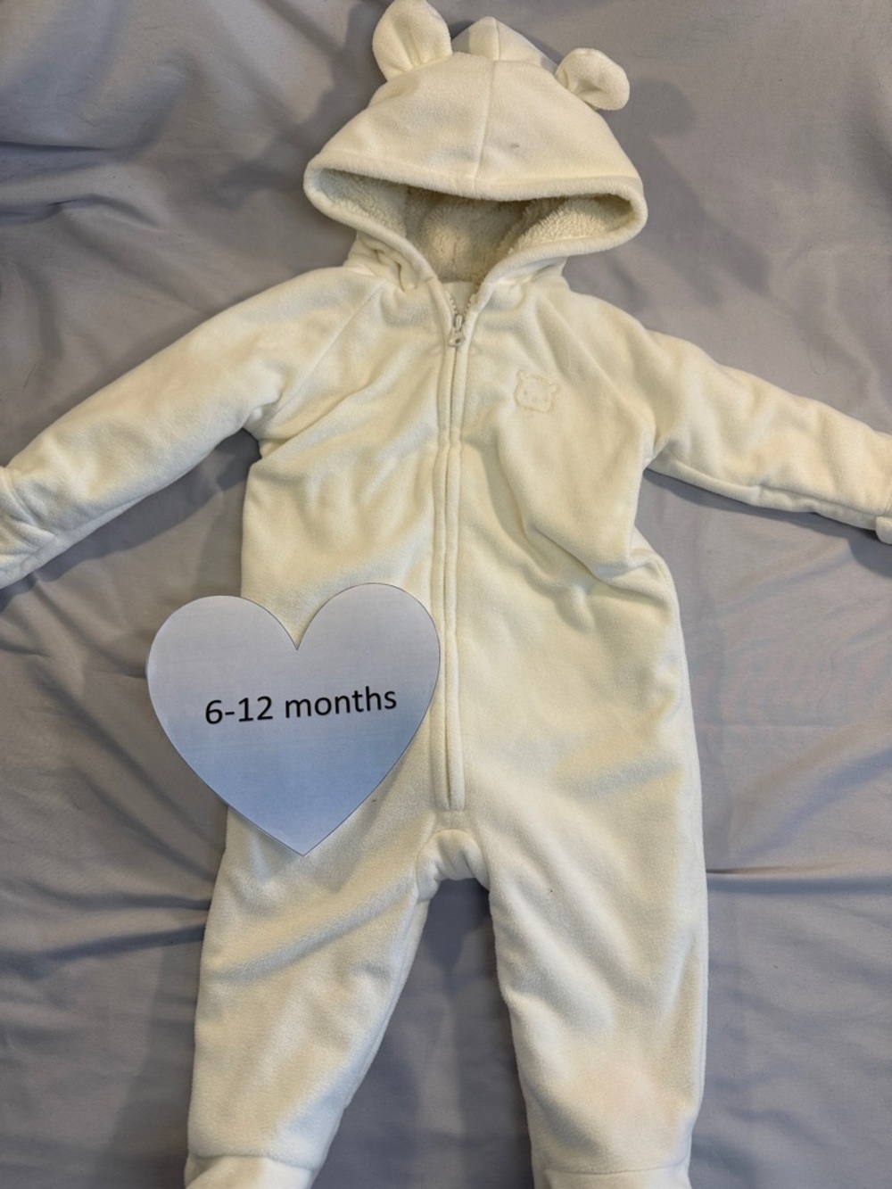 Old Navy - fleece convertible bunting bag/snow suit. Size 6-12 months